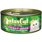 Aatas Cat Creamy Chicken & Whitefish in Gravy Formula 80g 1 carton (24 cans)